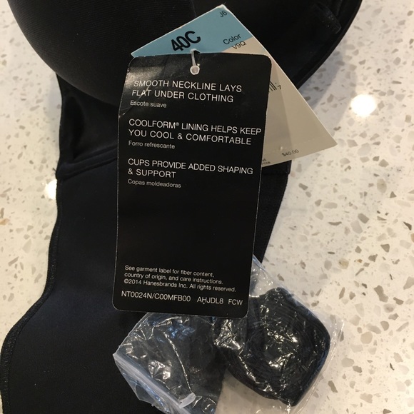 40C STRAPLESS BRA w/ straps BALI Lilyette TAN NEW - Picture 2 of 4